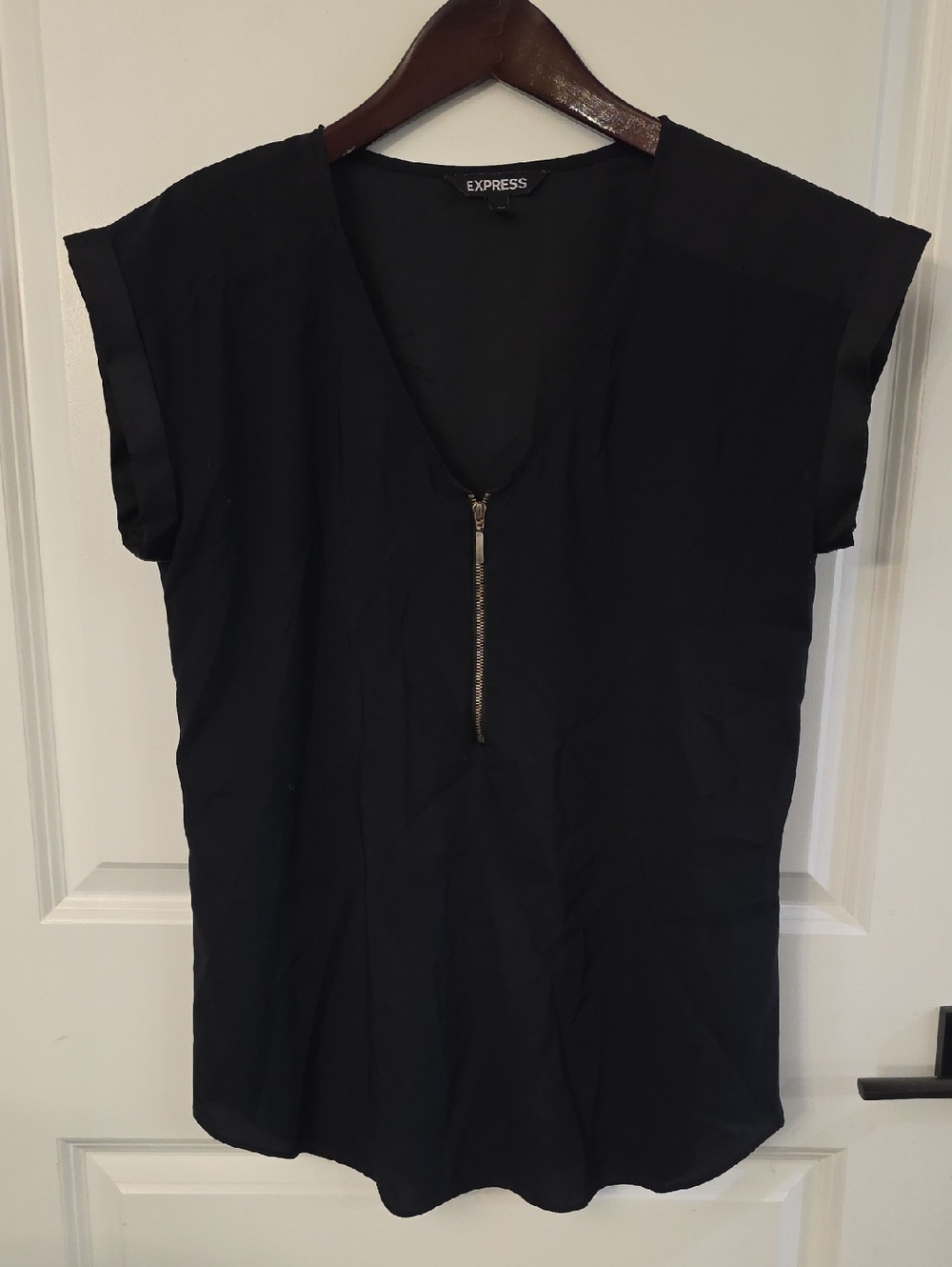 Express Black Lightweight Blouse